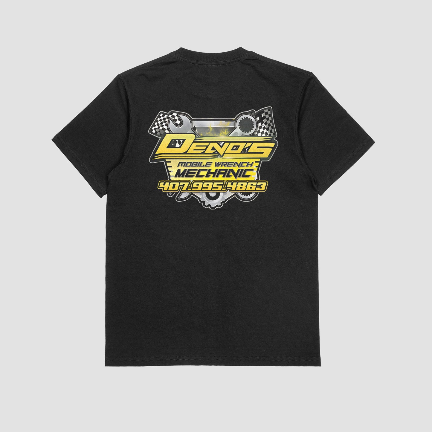 Deno's Mobile Wrench Mechanic - T- Shirts