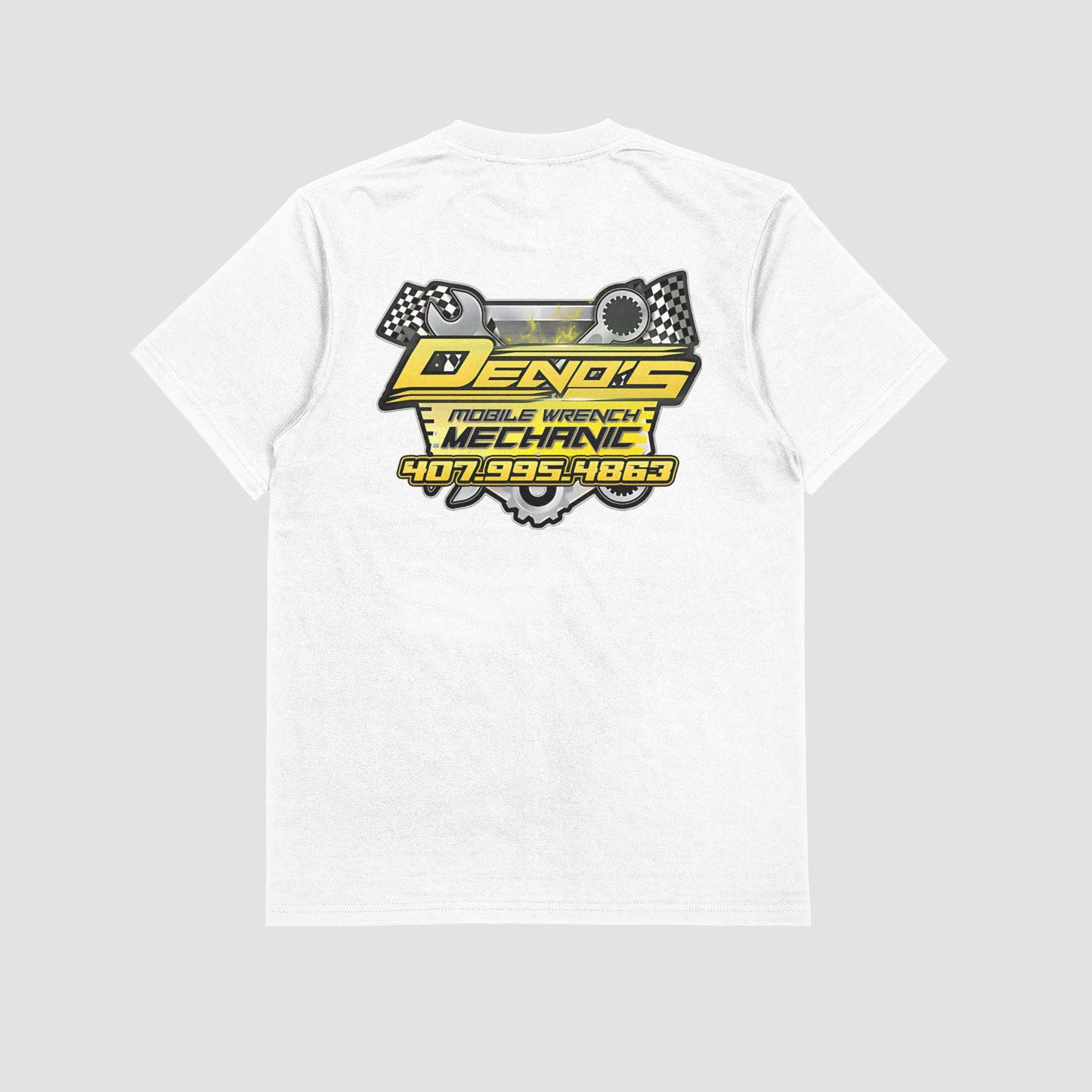 Deno's Mobile Wrench Mechanic - T- Shirts